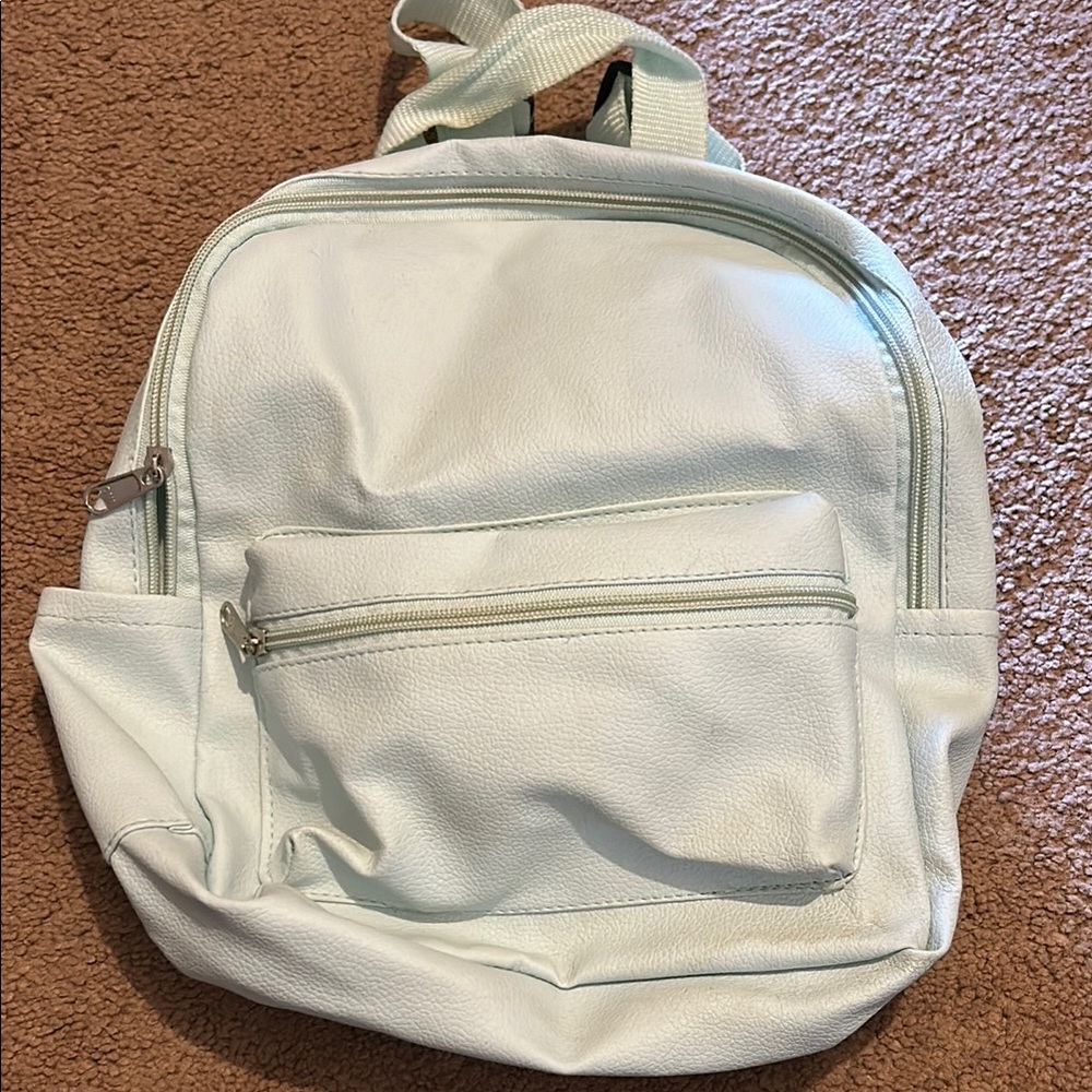 Mini Stylish Light Teal Backpack
